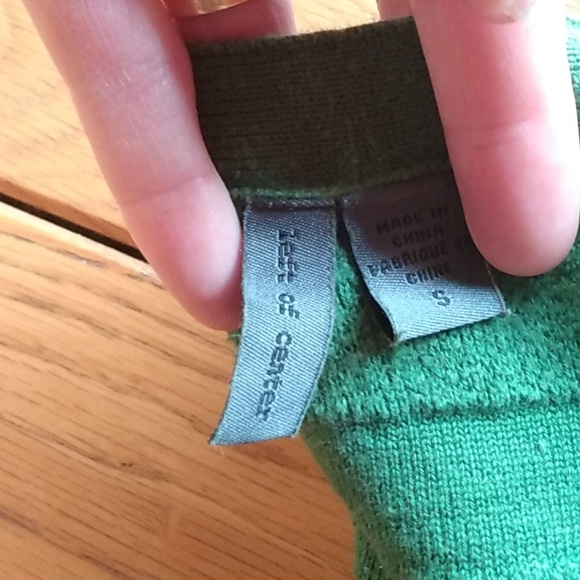 Left of Center Green Cardigan - Picture 4 of 4